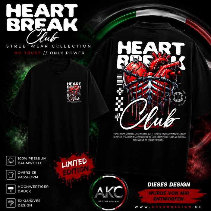🖤 HEART BREAK CLUB OVERSIZE 🖤
