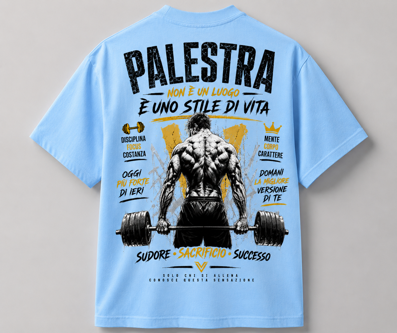 AKC – Palestra Non È Un Luogo, È Uno Stile Di Vita | T-Shirt Premium Gym Edition