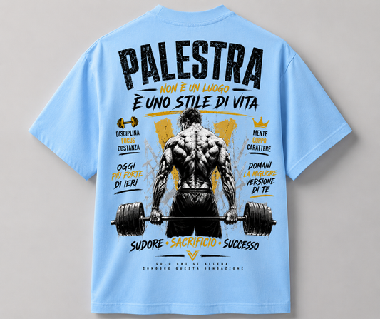 AKC – Palestra Non È Un Luogo, È Uno Stile Di Vita | T-Shirt Premium Gym Edition