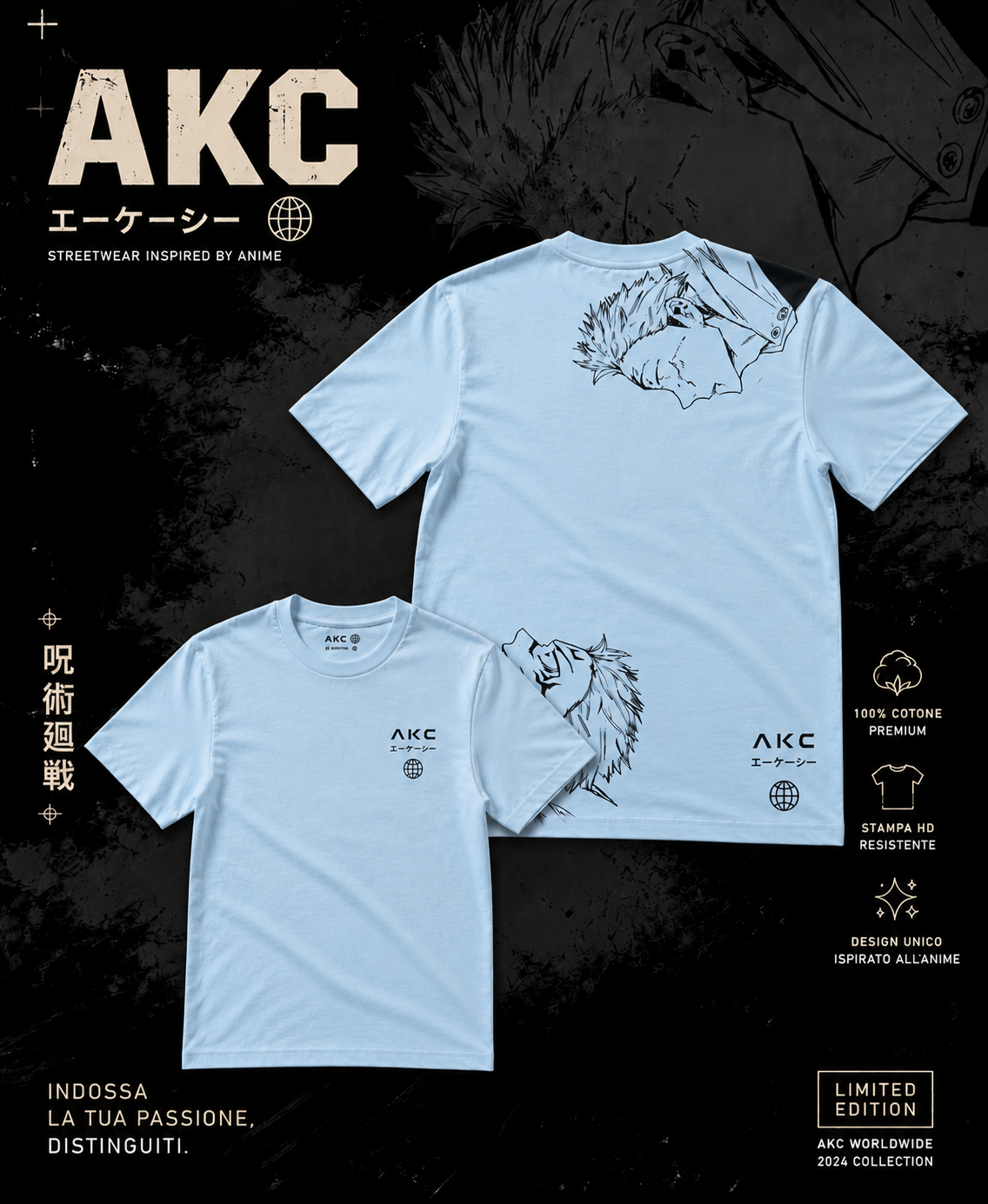 AKC World – Duality Anime Tee | Limited Edition