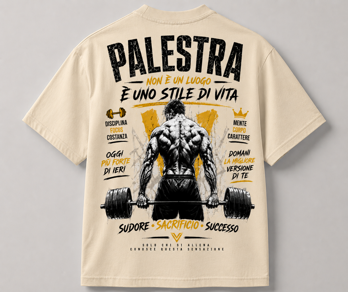 AKC – Palestra Non È Un Luogo, È Uno Stile Di Vita | T-Shirt Premium Gym Edition