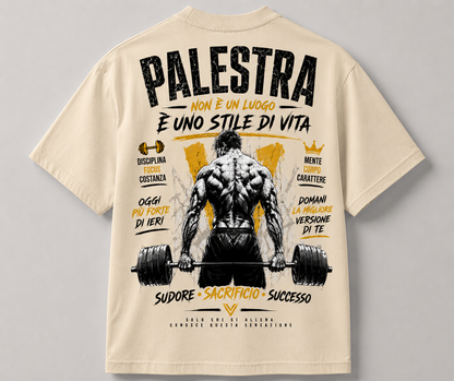 AKC – Palestra Non È Un Luogo, È Uno Stile Di Vita | T-Shirt Premium Gym Edition