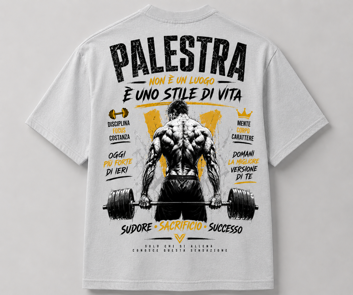 AKC – Palestra Non È Un Luogo, È Uno Stile Di Vita | T-Shirt Premium Gym Edition
