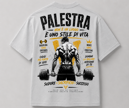 AKC – Palestra Non È Un Luogo, È Uno Stile Di Vita | T-Shirt Premium Gym Edition