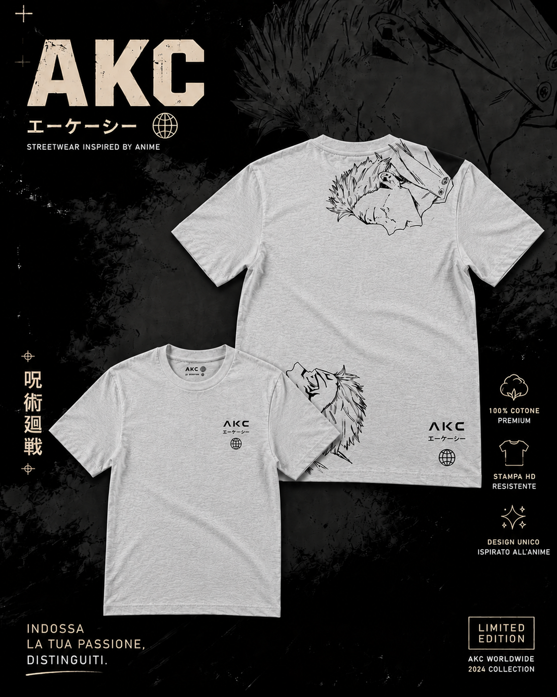 AKC World – Duality Anime Tee | Limited Edition