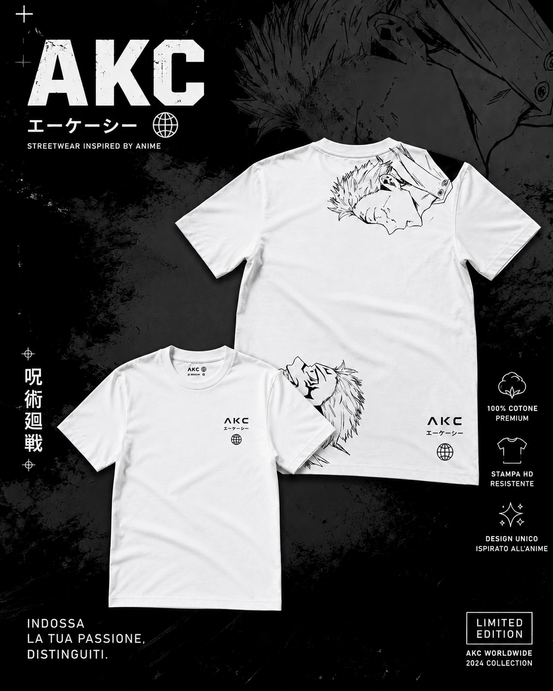 AKC World – Duality Anime Tee | Limited Edition