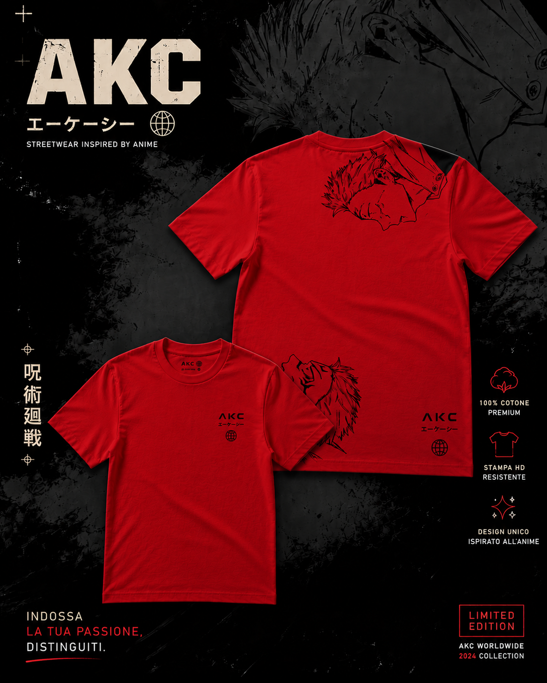 AKC World – Duality Anime Tee | Limited Edition