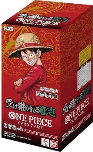 One Piece: Carrying on His Will | OP13-JP | 24 Booster Pack Display | Japanisch